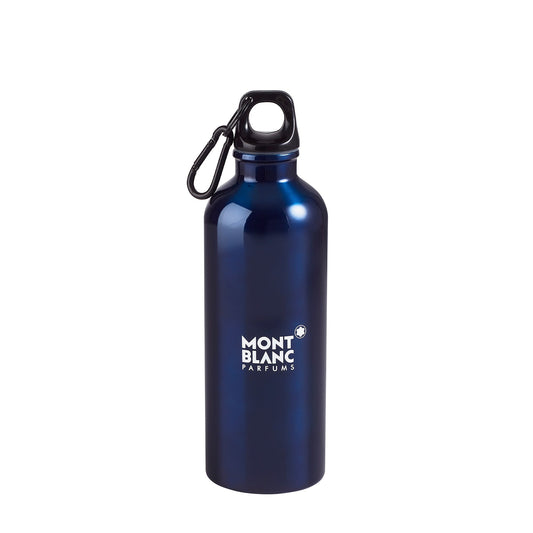 MONTBLANC Legend Blue Water Bottle on a white background