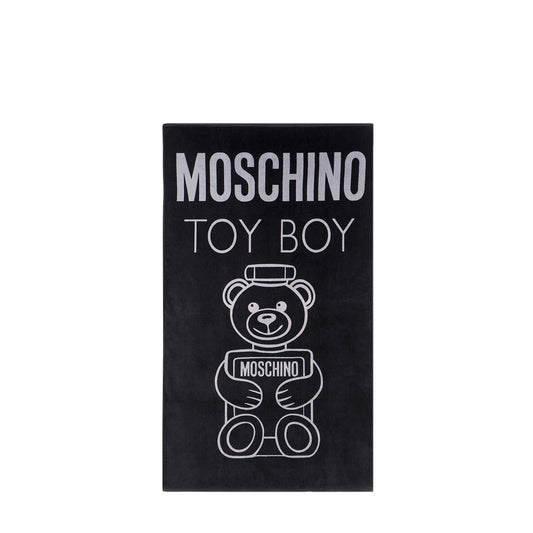 MOSCHINO Toy Boy Beach Towel on a white background
