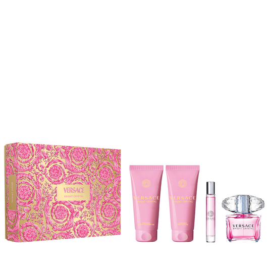 Versace Bright Crystal Eau de Toilette 4-Piece Blockbuster Gift Set