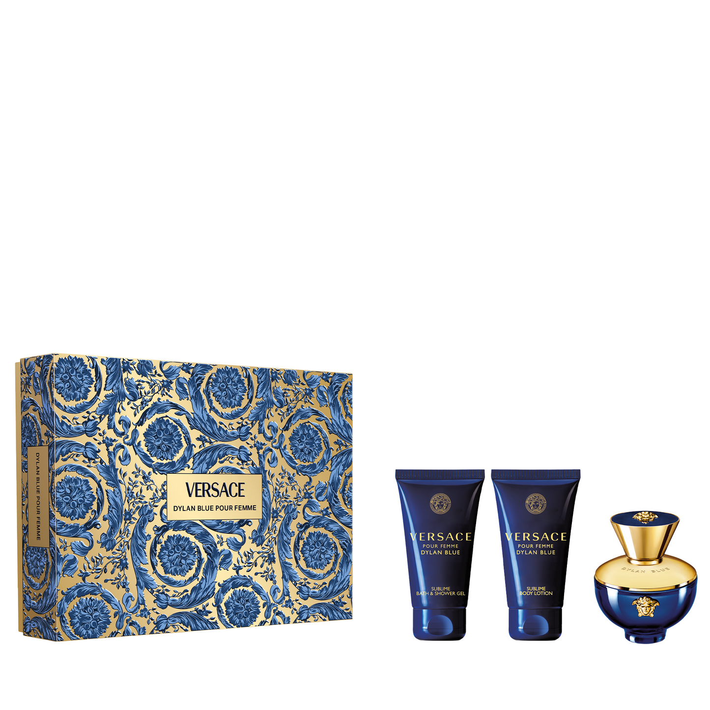 Versace Dylan Blue Pour Femme Eau de Parfum 3-Piece Gift Set