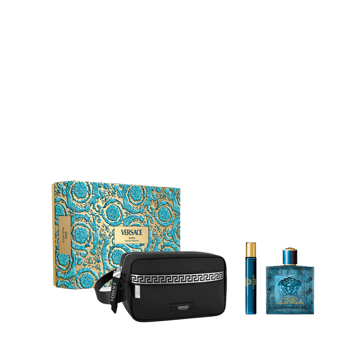 Versace Eros Eau de Toilette Gift Set with Men’s Dopp Bag