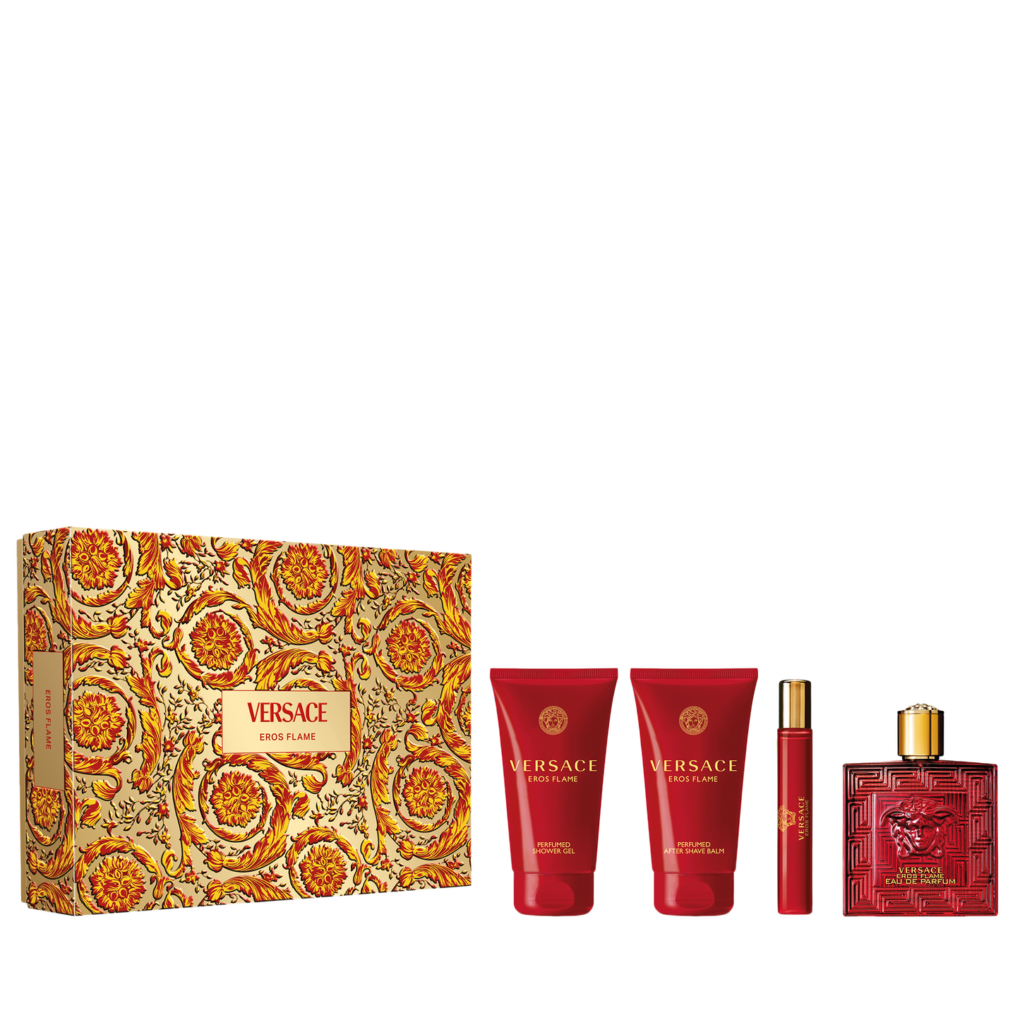 Versace Eros Flame Eau de Parfum 4-Piece Gift Set