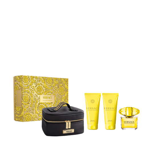 Versace Yellow Diamond Eau de Toilette 3-Piece Gift Set with Cosmetics Travel Case